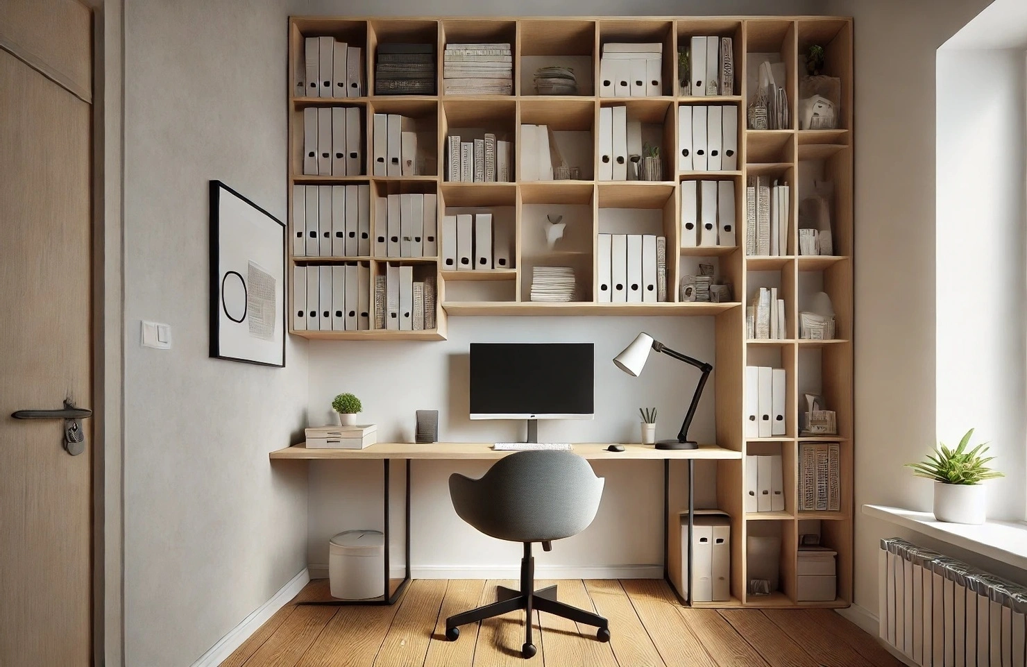 Functional compact workspace