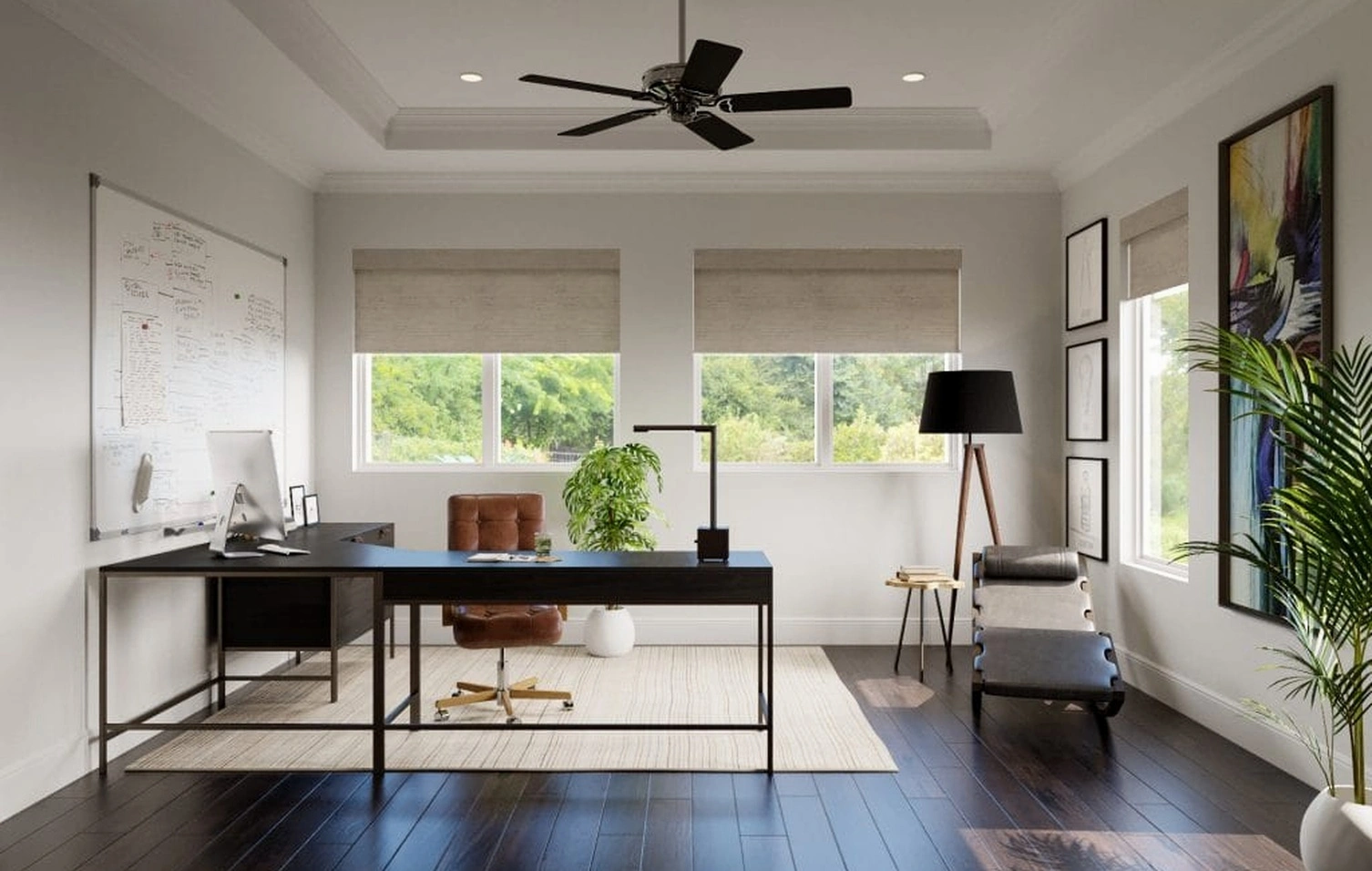 Modern minimalist interior